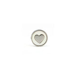 Risul Heart and Cross Charms Pendant with Shell Inlay