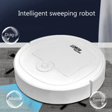 Intelligent Robotic Vacuum Cleaner, Low Noise Floor Sweeper, Black