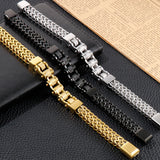 Men's Biker Motorcycle Chain Bracelet Stainless Steel Bicycle Bracelet
