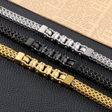 Men's Biker Motorcycle Chain Bracelet Stainless Steel Bicycle Bracelet