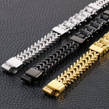 Men's Biker Motorcycle Chain Bracelet Stainless Steel Bicycle Bracelet