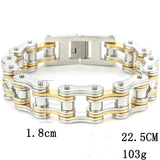 Stainless Steel Bikers Bracelet for Husband