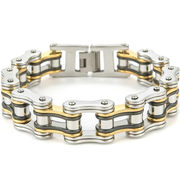 Stainless Steel Bikers Bracelet for Husband