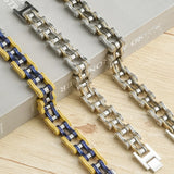 Stainless Steel Bikers Bracelet for Husband