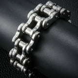 Rock Roll Motorcycle Chain Bracelet Men 22/24CM 21MM