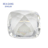 Natural Rock Crystal Quartz Cushion Gemstone 6-9mm Loose Stone for DIY Jewelry