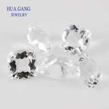Natural Rock Crystal Quartz Cushion Gemstone 6-9mm Loose Stone for DIY Jewelry