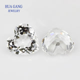Natural Rock Crystal Quartz Heart Gemstone 3x3-8x8mm DIY Jewelry Making