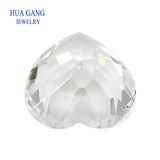 Natural Rock Crystal Quartz Heart Gemstone 3x3-8x8mm DIY Jewelry Making