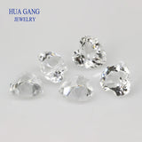 Natural Rock Crystal Quartz Heart Gemstone 3x3-8x8mm DIY Jewelry Making