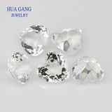 Natural Rock Crystal Quartz Heart Gemstone 3x3-8x8mm DIY Jewelry Making