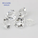 Natural Rock Crystal Quartz Heart Gemstone 3x3-8x8mm DIY Jewelry Making