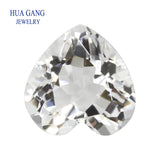 Natural Rock Crystal Quartz Heart Gemstone 3x3-8x8mm DIY Jewelry Making