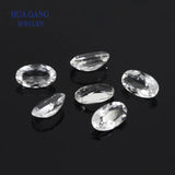 Rock Crystal Quartz Oval Shape 2x3-6x8mm Loose Stone Gemstone DIY Jewelry