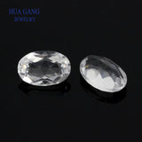 Rock Crystal Quartz Oval Shape 2x3-6x8mm Loose Stone Gemstone DIY Jewelry