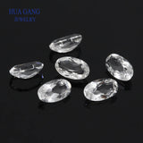 Rock Crystal Quartz Oval Shape 2x3-6x8mm Loose Stone Gemstone DIY Jewelry