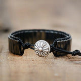 Rock Punk Leather Wrap Bracelet Couples Bestfriend Dropship