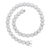 Geometric Rock Sugar Chain Necklace for Men