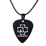 Rock Symbol Pendant Heavy Metal Band Guitar Necklace