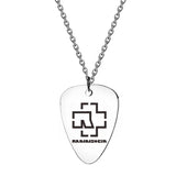 Rock Symbol Pendant Heavy Metal Band Guitar Necklace