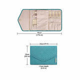 Roll Jewelry Case PU Leather Travel Organizer Storage Bag
