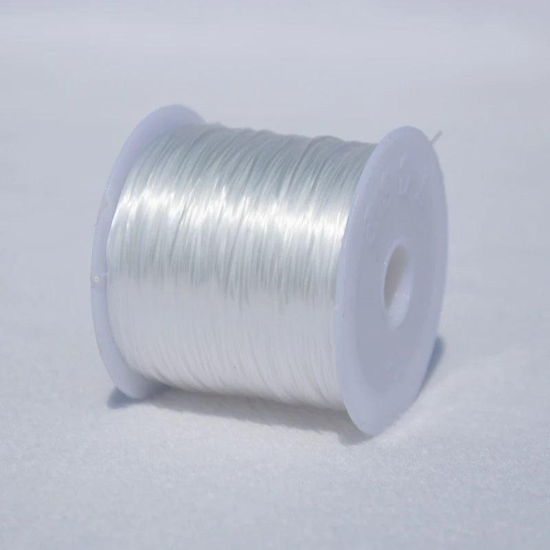 0.6mm Elastic Crystal Beading Cord for Bracelets DIY Jewelry Making