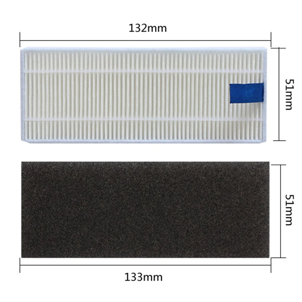 Roller Brush Side Brush HEPA Filter for X-Plorer Serie 75 RG7687 RR7687WH