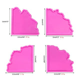 Silicone Roller Coaster Cake Holder Plate Mold