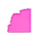Silicone Roller Coaster Cake Holder Plate Mold