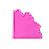 Silicone Roller Coaster Cake Holder Plate Mold