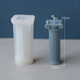 Roman Column Candle Mold Silicone DIY Candle Mould