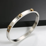 Roman Elements Crystal Bangles Bracelets Wedding Bangles