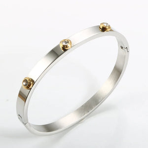 Roman Elements Crystal Bangles Bracelets Wedding Bangles