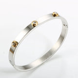 Roman Elements Crystal Bangles Bracelets Wedding Bangles