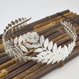 Roman Goddess Leaf Dainty Headdress Hair Crown Tiara Boho Bride