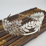 Roman Goddess Leaf Dainty Headdress Hair Crown Tiara Boho Bride