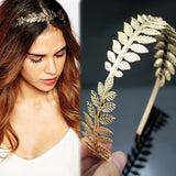 Roman Leaf Branch Hair Crown Tiara Greek Goddess Headband