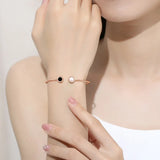 Roman Numbers S925 Sterling Silver Women Bangles INS Bracelet