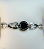 Roman Numeral Ring Silver Steel Bracelet Cuff Clip Bracelet