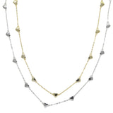 925 Silver Heart Charm Choker Necklace for Lover