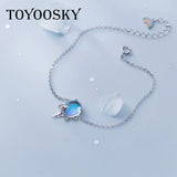 S925 Unicorn Rainbow Bracelet for Women Party Gift