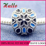 925 Silver Enamel Beads Charm for Bracelet DIY Jewelry