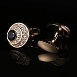 Romantic Angel's Eye Crystal Metal Cufflinks Wedding Party French Shirt Accessor