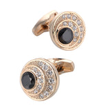 Romantic Angel's Eye Crystal Metal Cufflinks Wedding Party French Shirt Accessor
