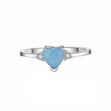 Cubic Zircon Wedding Ring Set For Women Bride Engagement Eternity Gift