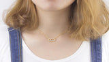 Romantic Zircon Bead Pendant Necklace Stainless Steel Rose Femme Wedding Jewelry