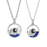 Romantic Photo Projection Necklace Couple Love Necklaces Pendant Choker