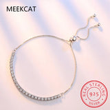 925 Silver Moissanite Diamond Gemstone Bracelet