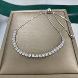 925 Silver Moissanite Diamond Bracelet