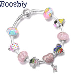 Romantic Envelope Of Love & Rainbow & Ice cream Charm Bead Pendant